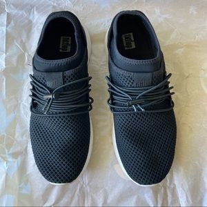 Airmesh elastic lace slip on FitFlop trainer sneakers